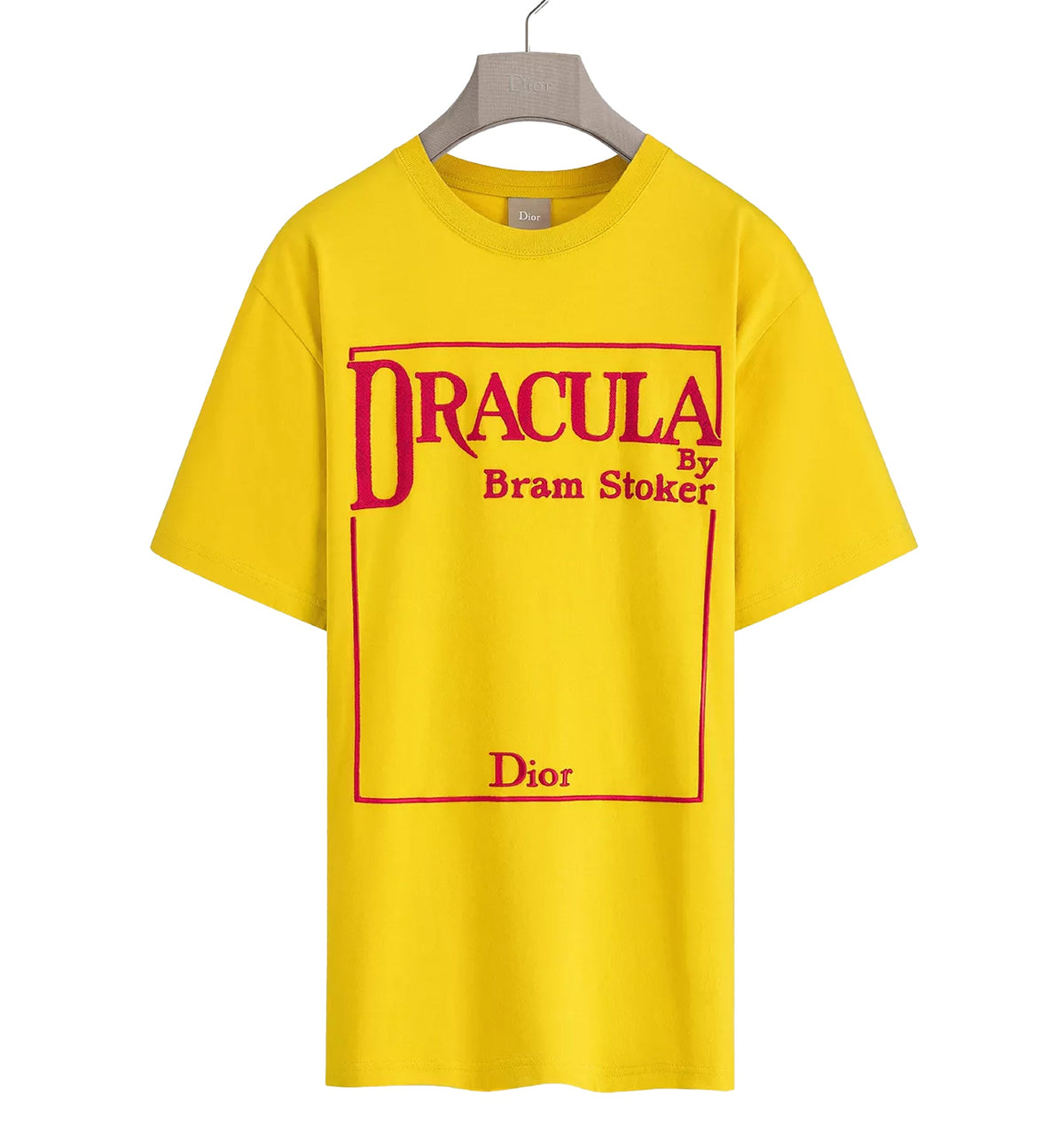 T-Shirt with Book Cover Embroidery, Relaxed Fit