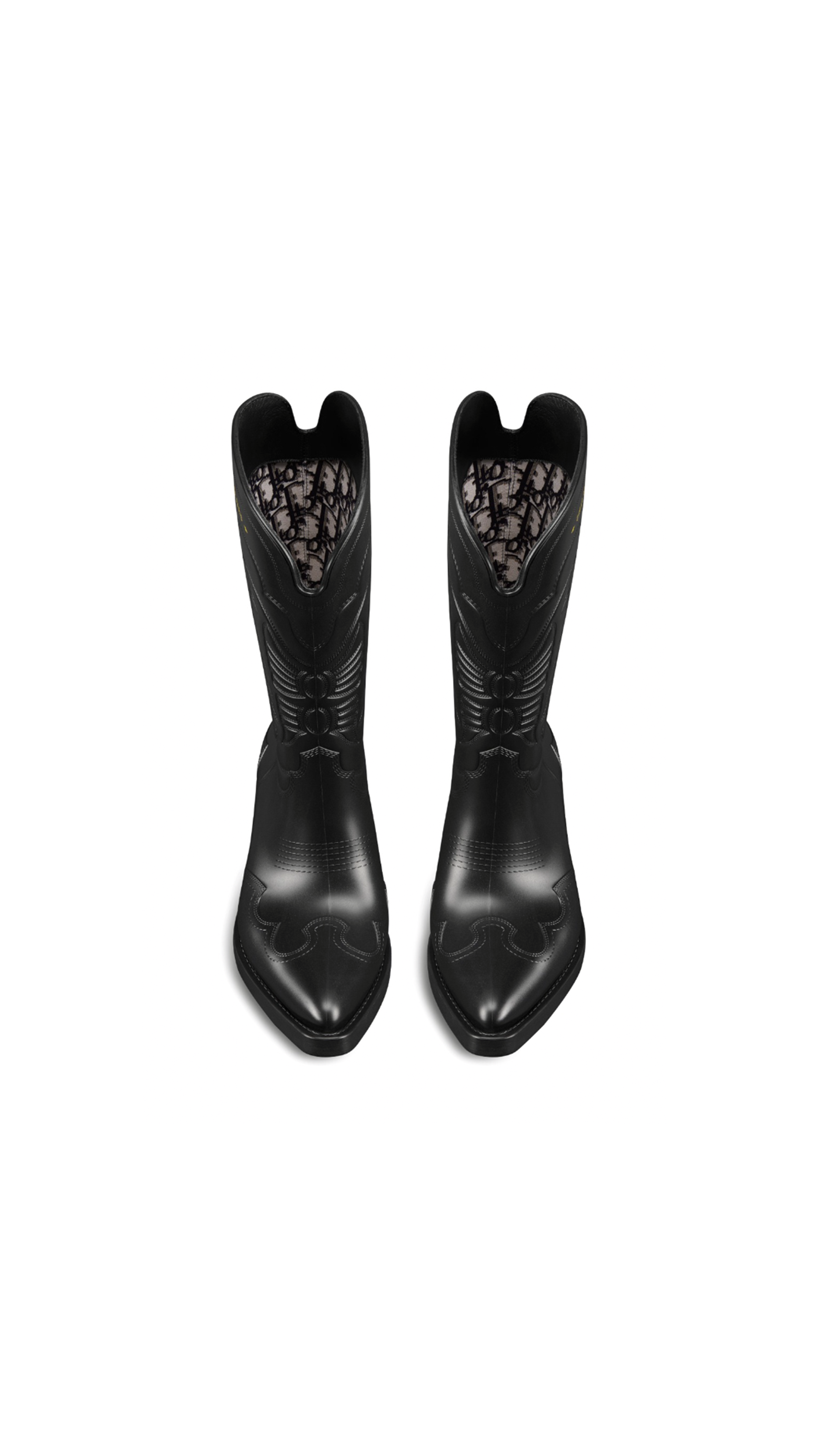 Wind Tall Heeled Boot - Black