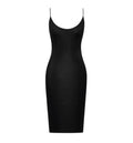 Cassandre Open-Back Dress In Ribbed Knit