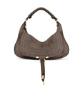 Small Marcie Shoulder Bag In Suede Leather