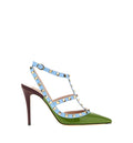 Rockstud Caged Slide Sandals