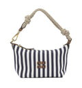 Cotton And Leather Pouch