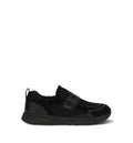 Prax mesh fabric and leather loafers