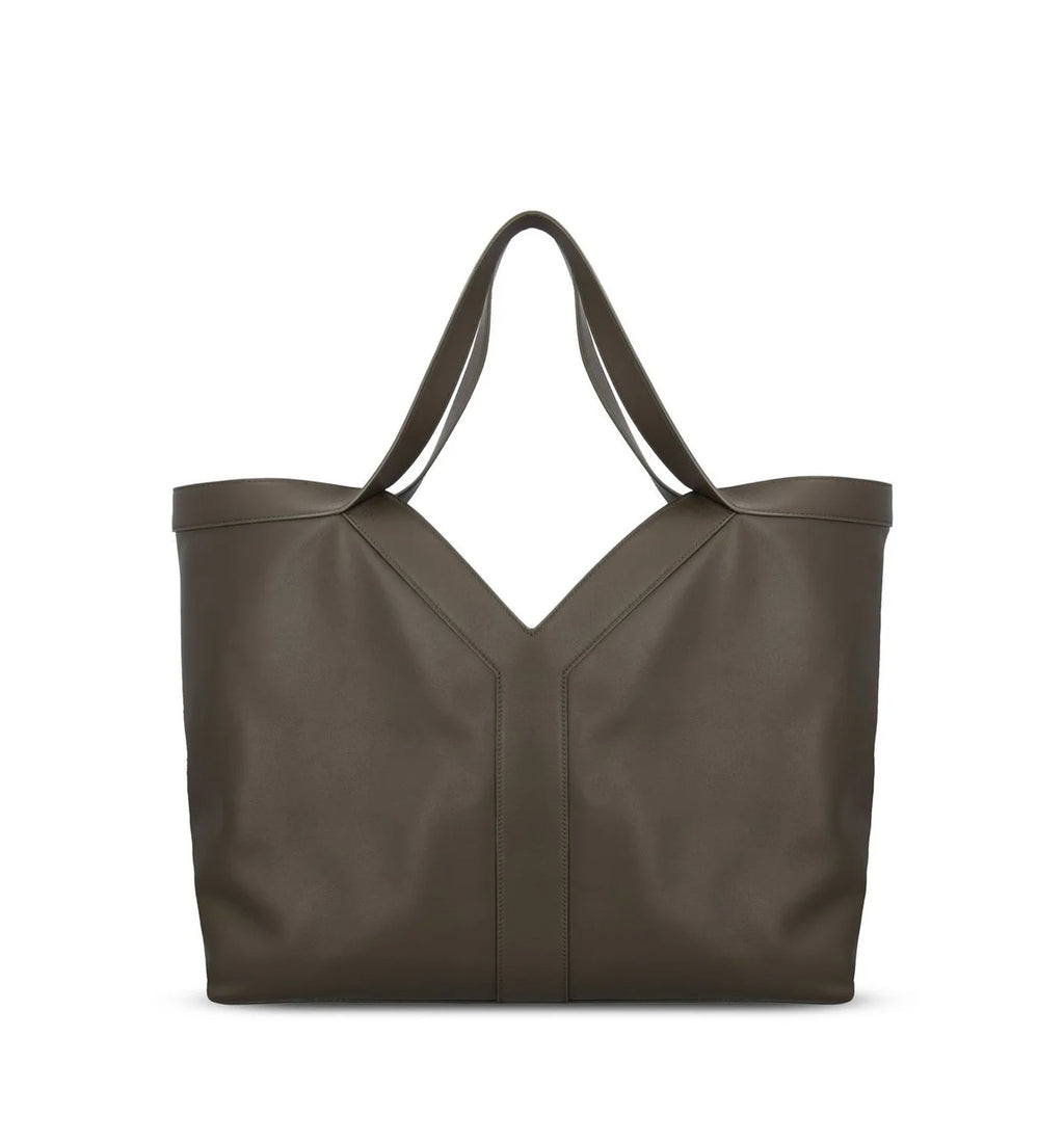 Y Large Tote In Leather