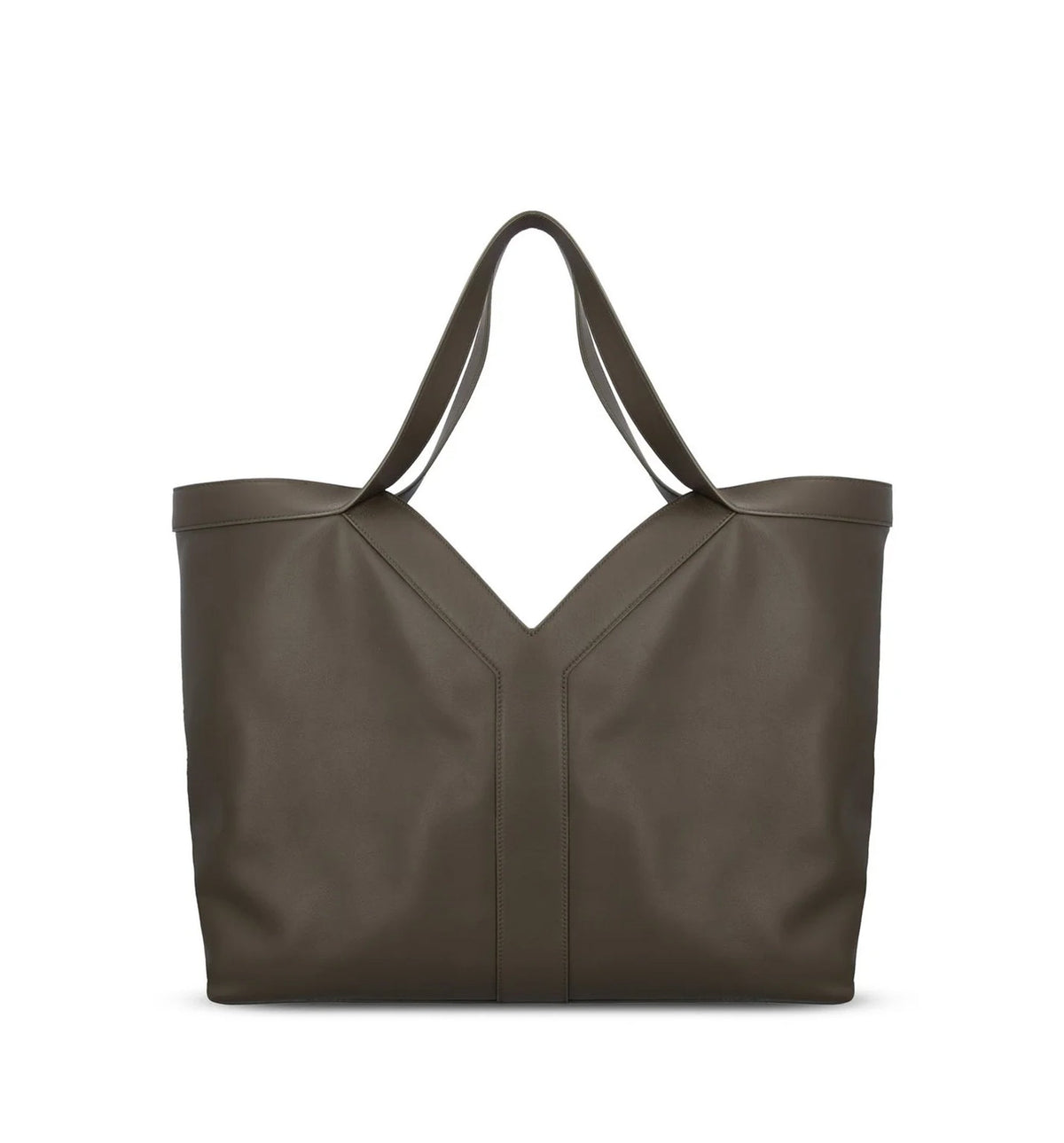 Y Large Tote In Leather