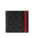 Bi-fold wallet with Web card slots