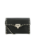 Small Rockstud Grainy Calfskin Crossbody Bag