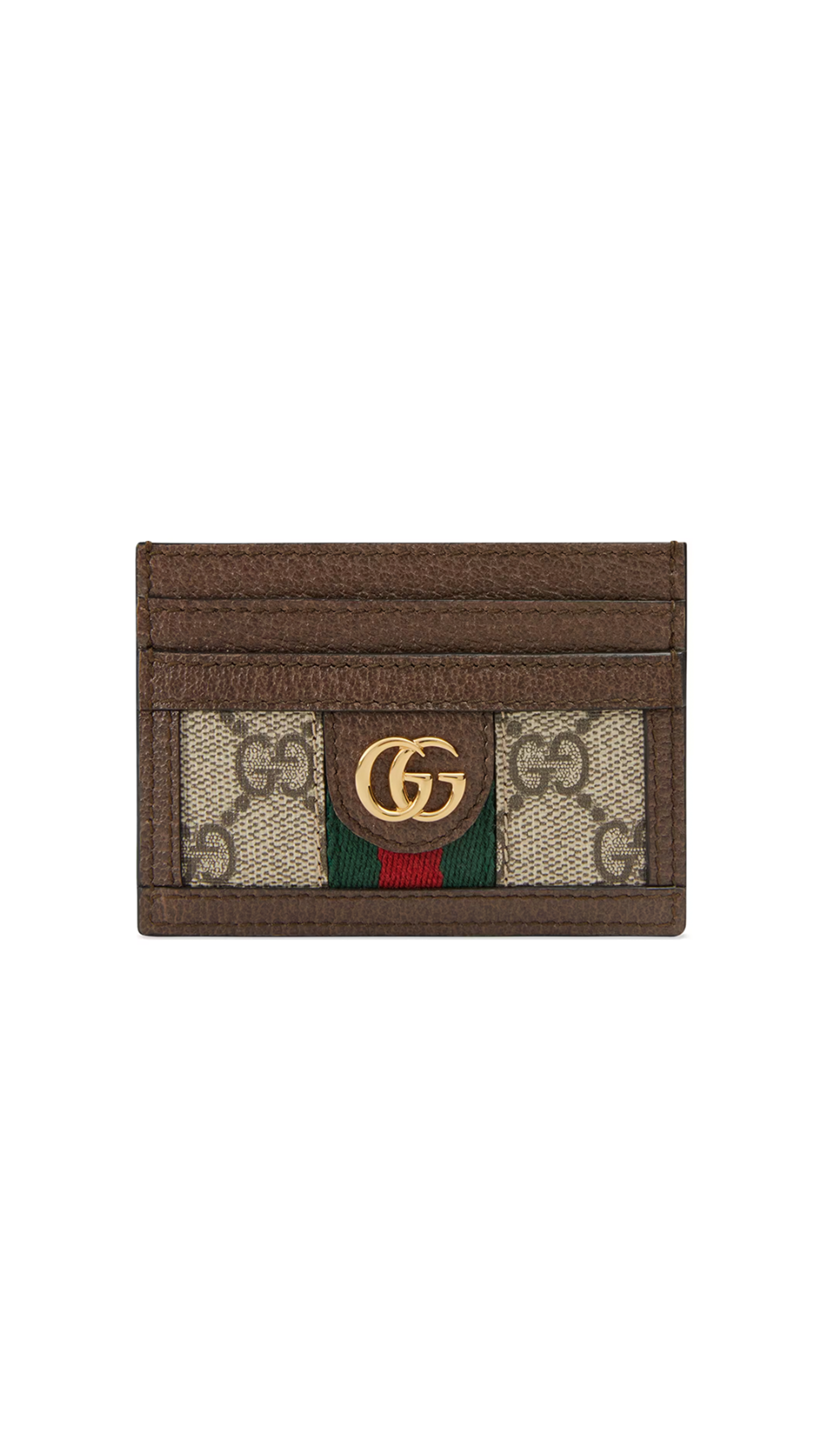 Ophidia GG Cardcase - Brown
