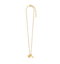 Cassandre Heart Necklace In Brass