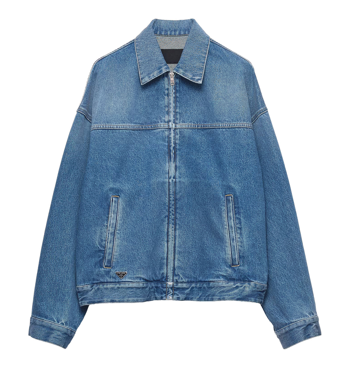 Denim Blouson Jacket