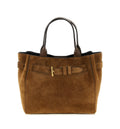 Audrey Small Suede Tote Bag