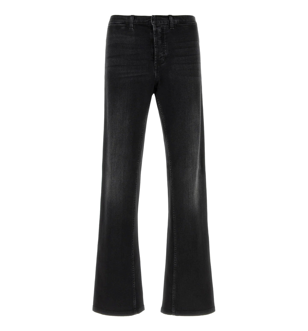 Cotton denim pants with Web
