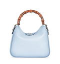 Leather Diana Medium Top Handle Bag