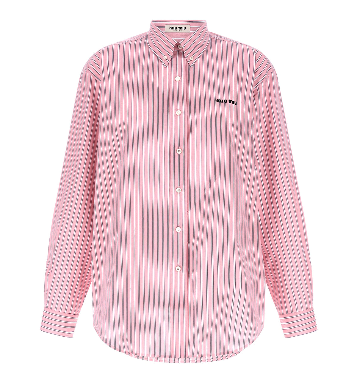 'button down' striped shirt