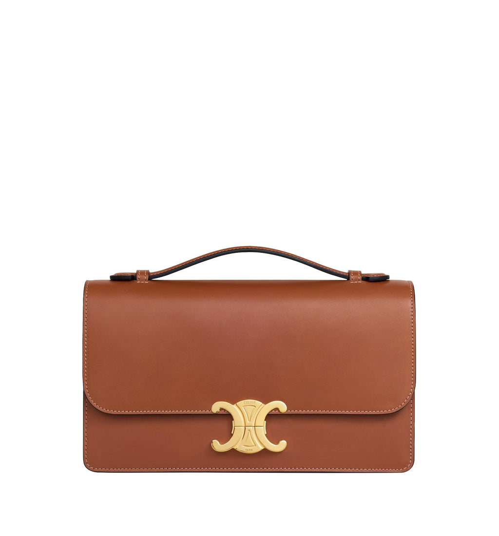 Triomphe Leather Crossbody Bag