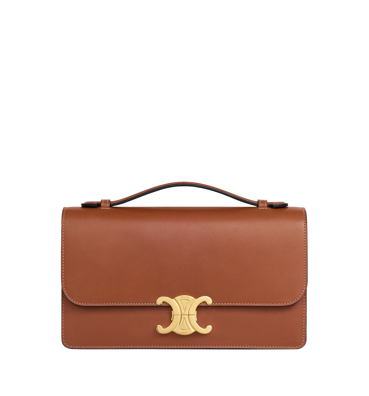 Triomphe Leather Crossbody Bag