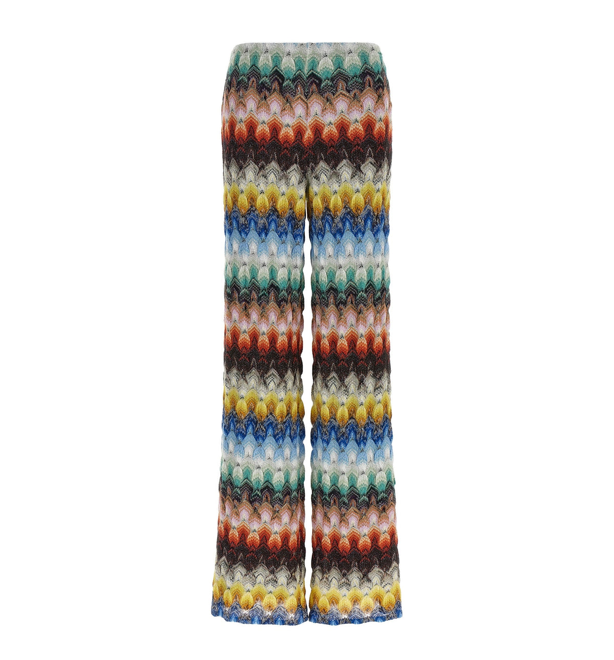 Lamé viscose pants