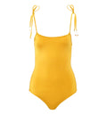 Knotted one-piece swimsuit