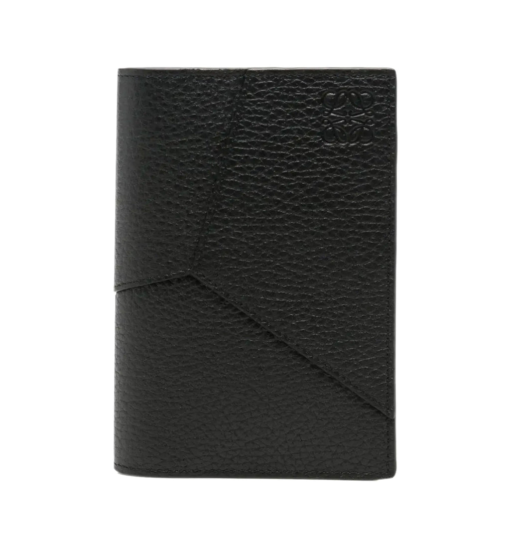 Puzzle Edge Leather Passport Case