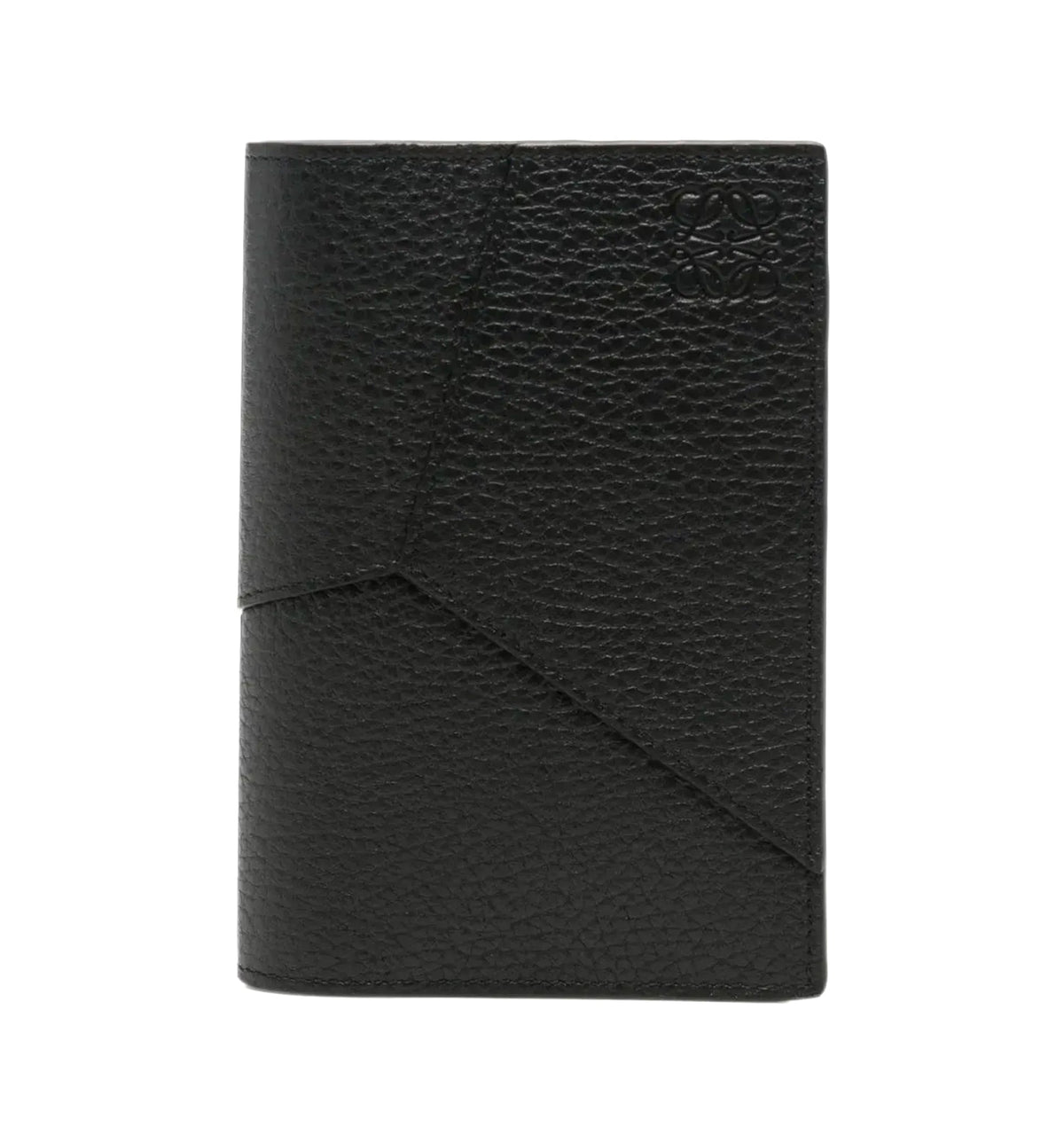 Puzzle Edge Leather Passport Case