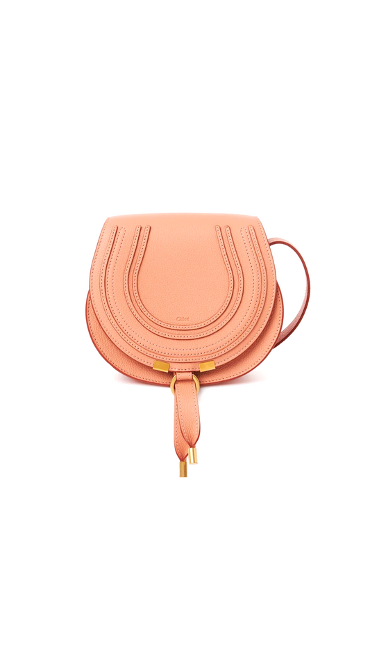 Marcie Small Saddle Bag - Terracotta Pink