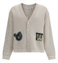Star Logo Diagonal Varsity Cardigan