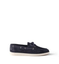 Suede Lace-Up Loafers