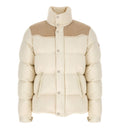 Verine Suede-Trimmed Short Down Jacket