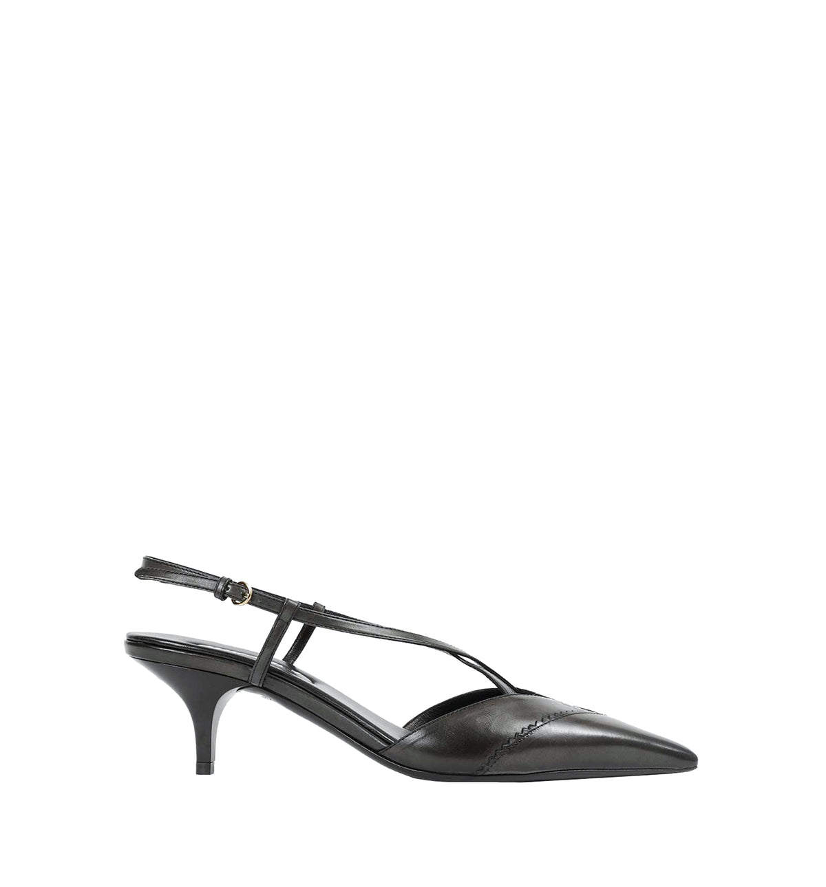 Leather Slingback Pumps