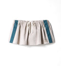 Washed twill miniskirt