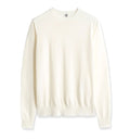Fine Crew Knit wool and silk blend sweater
