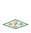 Printed silk twill diamond scarf
