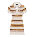 Women's MA Stripe Polo Mini Dress