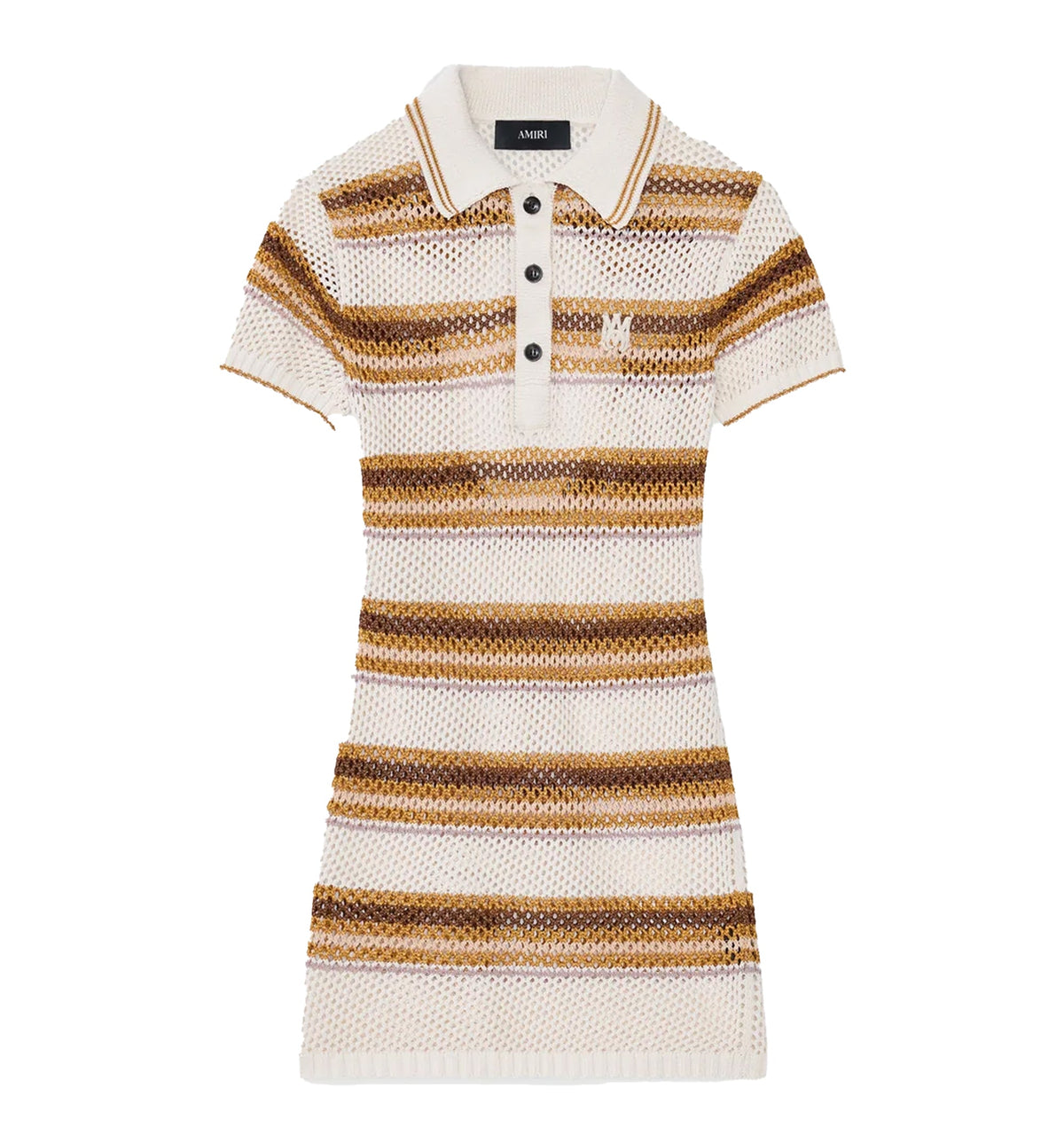 Women's MA Stripe Polo Mini Dress