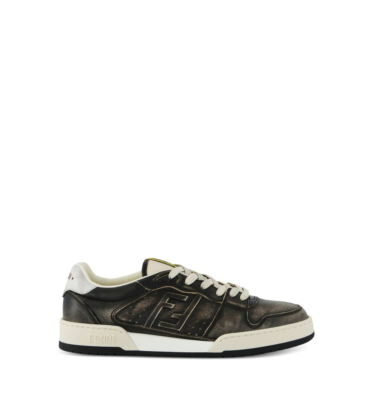 Distressed-effect FF Logo Sneakers