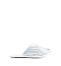 Silk Striped Slippers