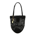 Small Summer Banana tote bag in raffia