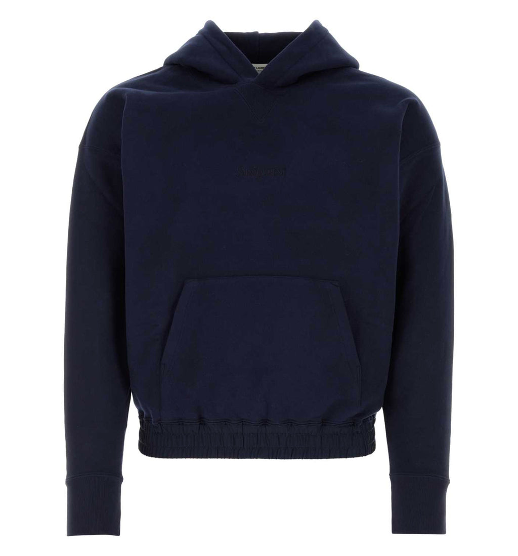 Logo-Embroidered Cotton Hoodie