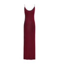 Cassandre-chain Backless Dress In Knit