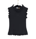 Tank top in stretch cotton