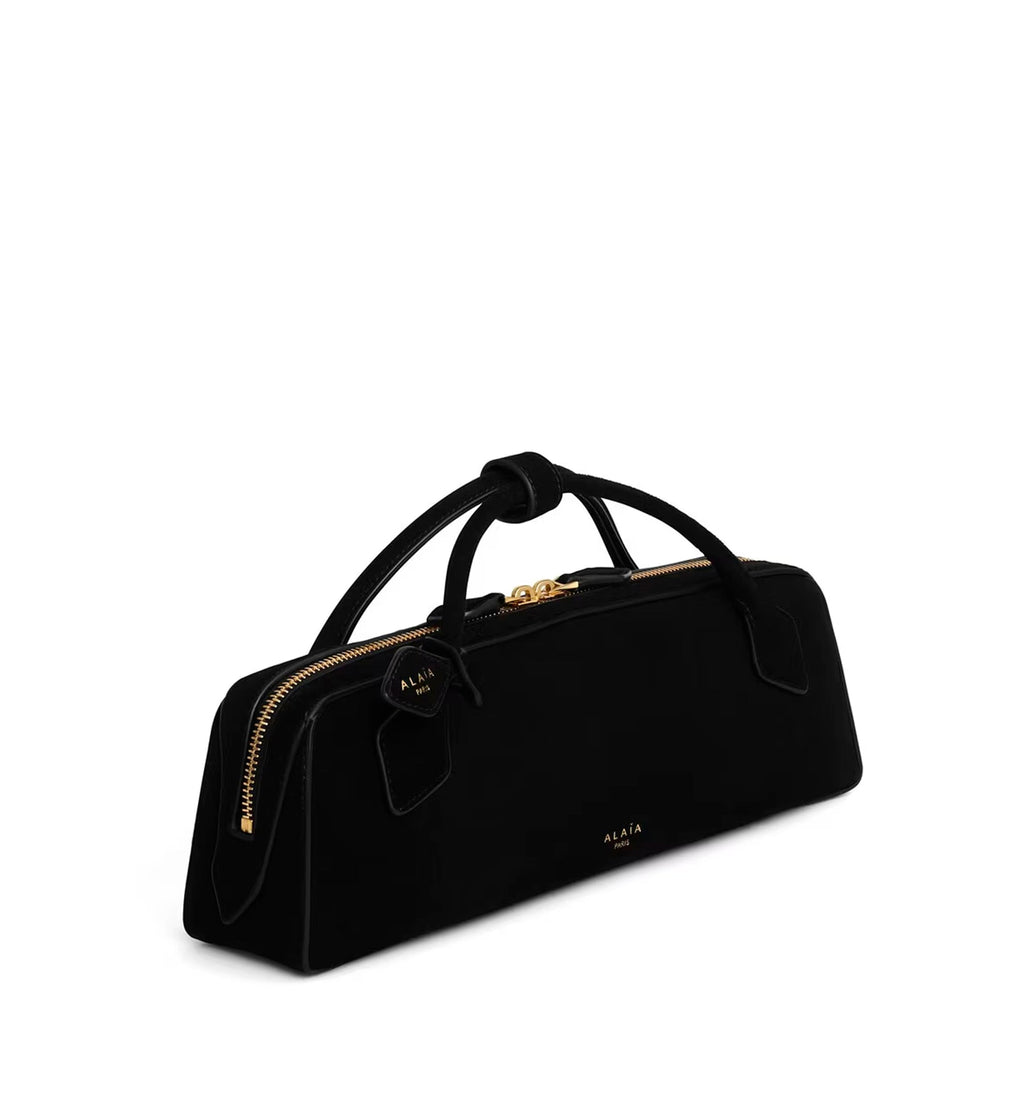 Le Teckel Clutch In Suede