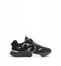 Demivee Trainer In Mesh Fabric With Suede Inserts