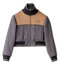 Velour Blouson Zipper Jacket