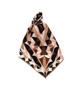 Manuba Print Silk Triangle Scarf