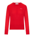 Cashmere V-neck Sweater With Logo
