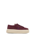 Denim sneakers with logo