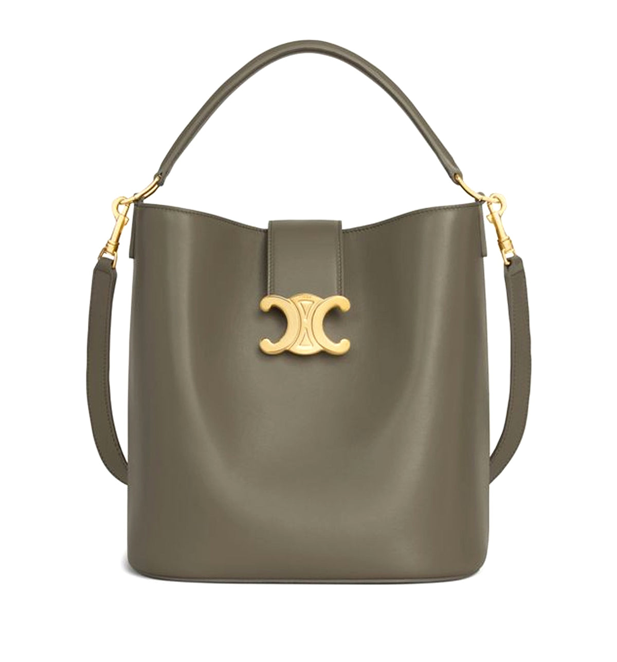 Medium Bucket Louise In Smooth Calfskin