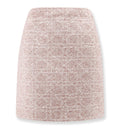 Macrocannage Miniskirt