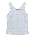 Printed Stretch Cotton Tank Top