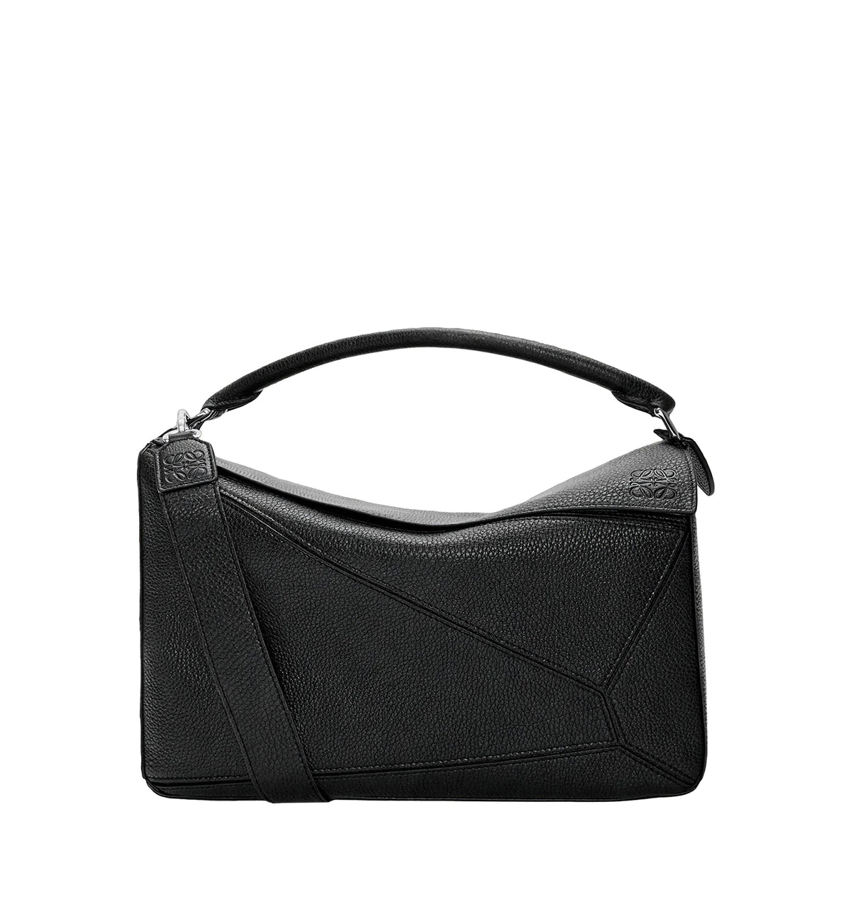 Large Puzzle Bag In Supple Grained Calfskin